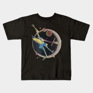 YELLOW WING FIGHTER CORPS Kids T-Shirt